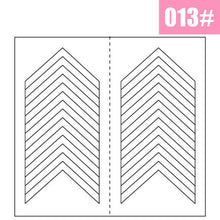 Load image into Gallery viewer, French Manicure Nail Art Tip Guides DIY