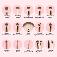 Load image into Gallery viewer, Essential eyeshadow brushes