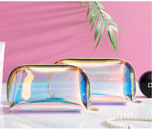 Load image into Gallery viewer, Laser Light Holographic Makeup Bag