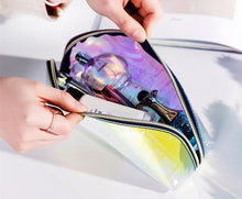 Load image into Gallery viewer, Laser Light Holographic Makeup Bag