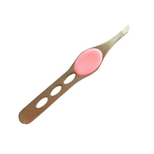 Load image into Gallery viewer, Stainless Steel Slant Eyebrow Tweezers