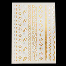 Load image into Gallery viewer, Aztec Flash Metallic Tattoos