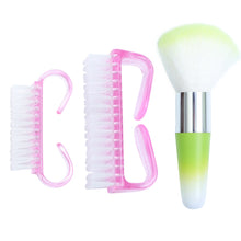 Load image into Gallery viewer, Nail Manicure Cleaning Brush Collection