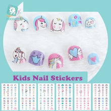 Load image into Gallery viewer, Unicorn Nail Art Stickers Decals