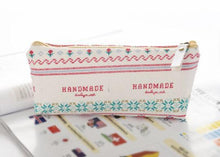 Load image into Gallery viewer, eTYA Cute Illustrations Canvas Cosmetic Bag