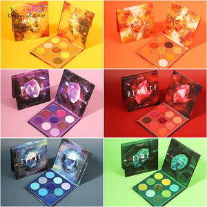 Docolor Gemstone Collection 9 Colors Eye Shadow Palette RED