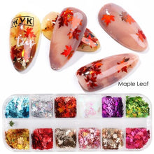 Load image into Gallery viewer, Mixed 3D Color Nail Flakes