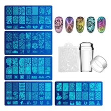 Load image into Gallery viewer, Nail Art Stamping Kit