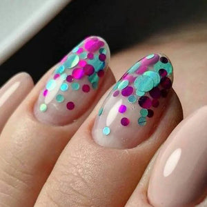 Mixed 3D Color Nail Flakes