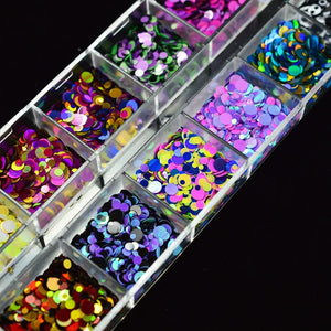 Mixed 3D Color Nail Flakes