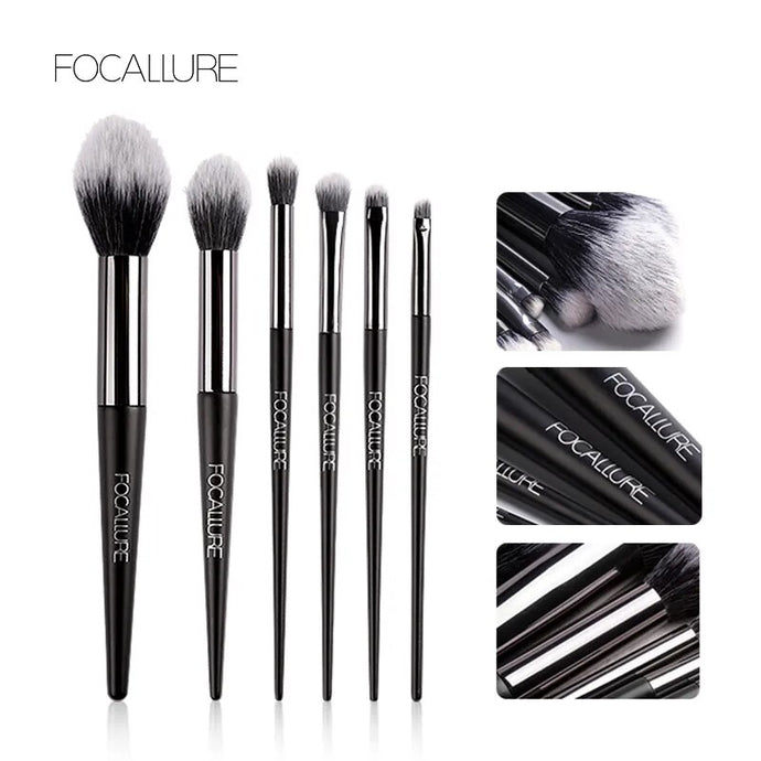 FOCALLURE 6 Pcs Makeup Brush Set