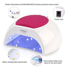 Load image into Gallery viewer, SUN2C UV LED Nail Lamp 48W