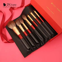 Load image into Gallery viewer, DUcare Classic Red Makeup Brush Collection 12pcs
