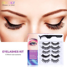 Load image into Gallery viewer, Docolor Dream in Color Dramatic Lashes 5 Pairs