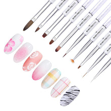 Load image into Gallery viewer, BORN PRETTY Nail Brush Series Pearl White