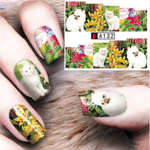 Load image into Gallery viewer, Nail Stickers Flower Nail Art