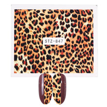 Load image into Gallery viewer, Leopard-themed Nail Stickers