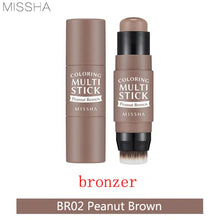 Load image into Gallery viewer, MISSHA Coloring Bronzing contouring  Multi Stick br02 peanut brown