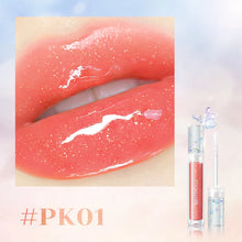 Load image into Gallery viewer, FOCALLURE Watery Glow Glitter Lip Glossglitter multi-dimensional shade PK01