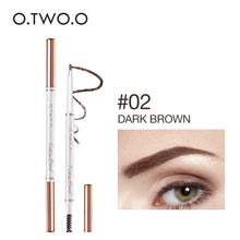 Load image into Gallery viewer, O.TWO.O Dual Ended Fine Tip Eyebrow Pencil