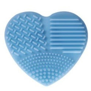 Heart-Shaped Silicone Brush Cleaner