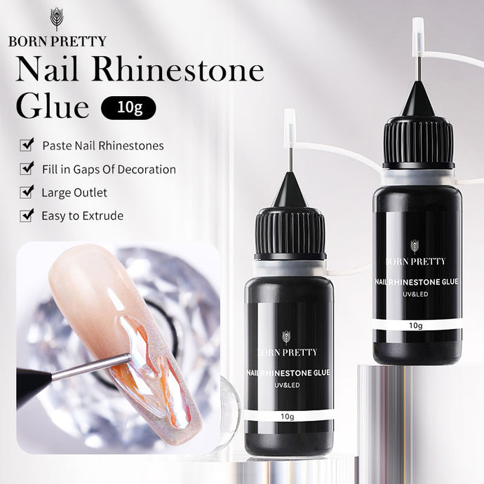 BORN PRETTY Adhesive Expert Clear Nail Rhinestone Glue & Decorations