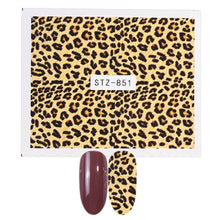 Load image into Gallery viewer, Leopard-themed Nail Stickers