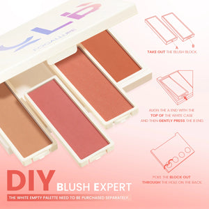 Focallure Face Blush Pro DIY Cheek Palette  empty blush palette