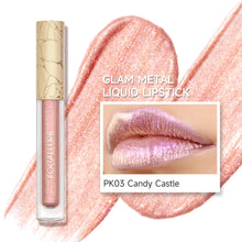 Load image into Gallery viewer, FOCALLURE Glam Metal Liquid Lipstick  shade candy castle nude candy pink