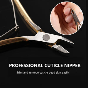 Nail Cuticle Nipper - Gold
