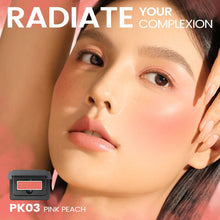 Load image into Gallery viewer, Focallure Face Blush Pro DIY Cheek Palette shade PK03 pink peach