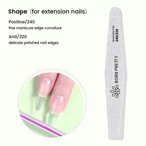 born pretty shape file for extension nails