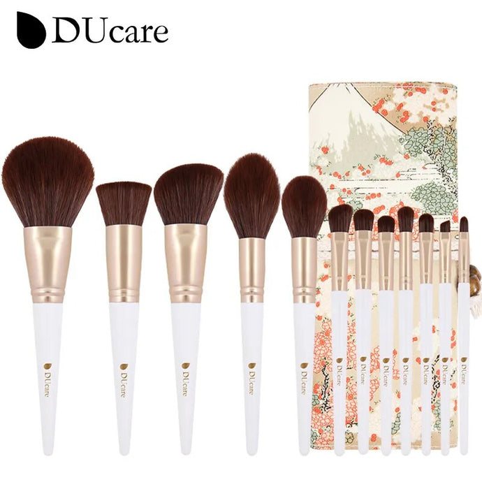DUcare Fuji Mountain 12 in 1 Makeup Brushes Set