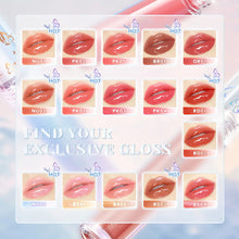 Load image into Gallery viewer, FOCALLURE Watery Glow Glitter Lip Gloss glitter multi-dimensional shades