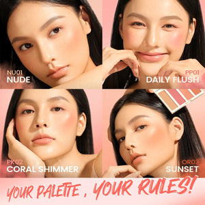 Focallure Face Blush Pro DIY Cheek Palette 