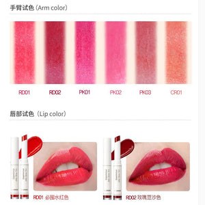 the saem jelly glow lip tint shade swatches