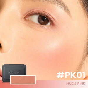Focallure Face Blush Pro DIY Cheek Palette  shade PK01 nude pink
