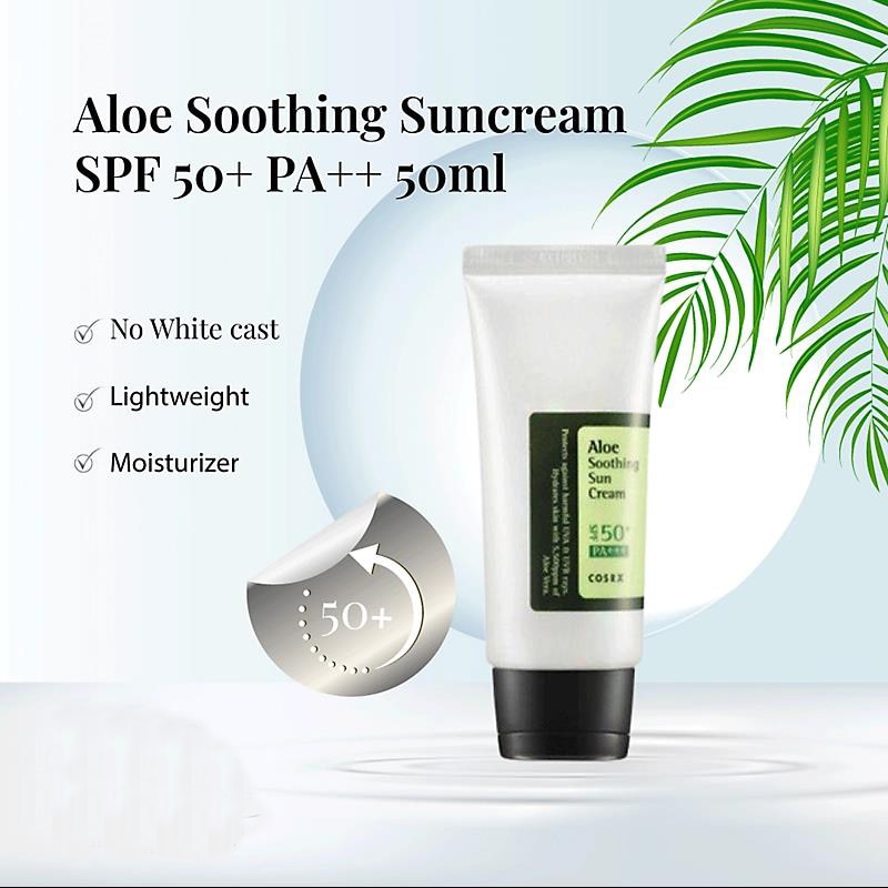cosrx aloe soothing sun cream scandal COSRX Aloe Soothing Sun Cream SPF50+ PA+++ – All The Beauties