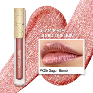 FOCALLURE Glam Metal Liquid Lipstick  shade sugar bomb