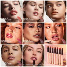 Load image into Gallery viewer, focallure sparkling gem shimmer lip gloss stick plumping dewy finish juicy glossy lip gloss lipstick  shades