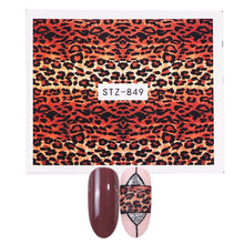 Load image into Gallery viewer, Leopard-themed Nail Stickers