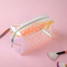 Load image into Gallery viewer, Leopard Print Multicoloured Clear Makeup Bag