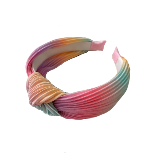 Gradient Rainbow Headband Pink