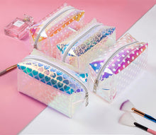 Load image into Gallery viewer, Leopard Print Multicoloured Clear Makeup Bag