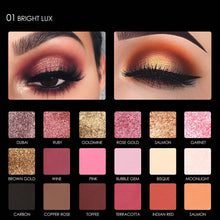 Load image into Gallery viewer, we care your favours 18 color eyeshadow palette 01 bright lux