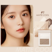 Load image into Gallery viewer, focallure sculpt contour and highlighter palette shade 1 matte cool