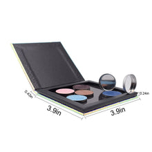 Load image into Gallery viewer, Holographic Mermaid Magnetic Empty Eyeshadow Palette Compact