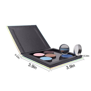 Holographic Mermaid Magnetic Empty Eyeshadow Palette Compact