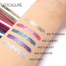 Load image into Gallery viewer, focallure beam glitter eyeliner shade swatches
