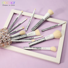 Load image into Gallery viewer, docolor comic 2d white 12 piece face and eye brush set